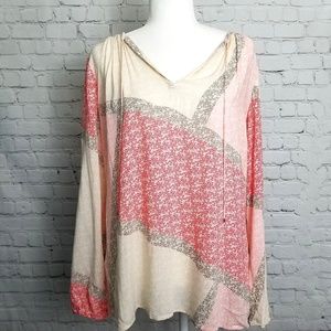 Tommy Bahama Boho Peasant Floral Tunic